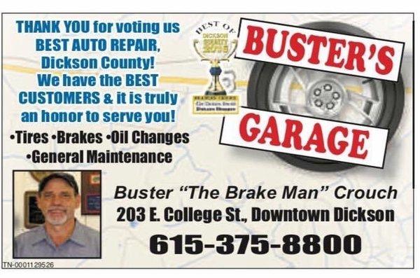 Buster's Garage