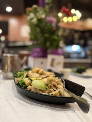 Steamed Vegetables with Chicken