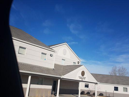 The front of the rehabilitation center