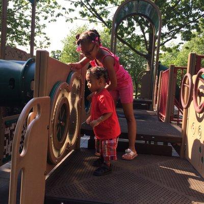 A fun filled day at the park.