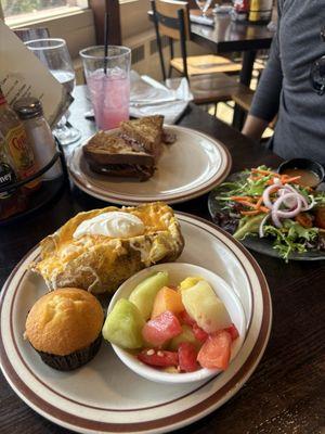 baked potato & roast beef sandwich