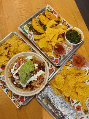 California Burrito, Carne Asada Fries, & Quesabirria