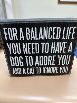 New sign from Dr Hughes