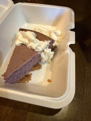 Ube cheesecake