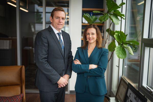 Founding Partners Collin McKean and Annelisa Smith