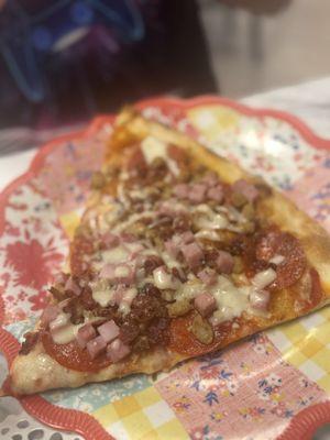 Meat Lovers Pizza Slice