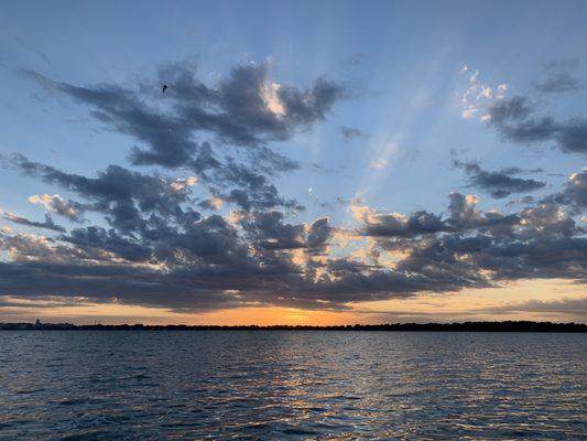 Great sunsets on Lake Monona