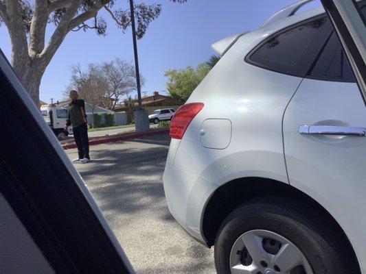 Serious danger just parking here .