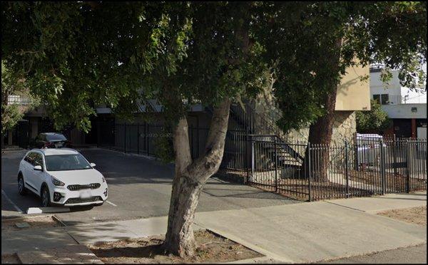 Inside Corner of 1441 D St. Under Stairs