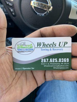 Wheels Up Auto Tags