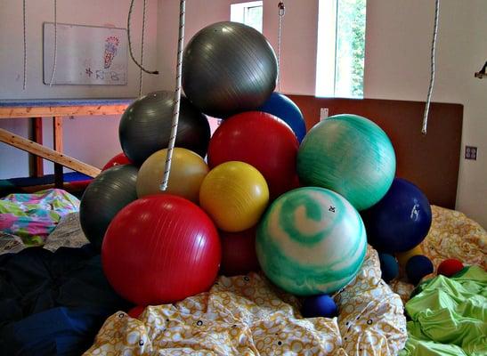 Yoga Ball mountain!