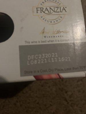 Always wondered why this place seemed to have a lower price point than other liquor stores...maybe because their product is expired.