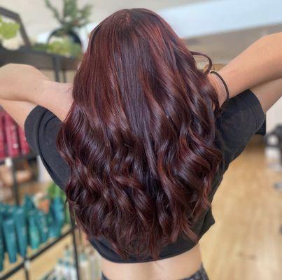 Auburn hair by Jade