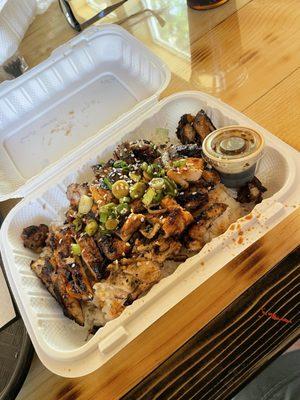 Extra spicy chicken teriyaki
