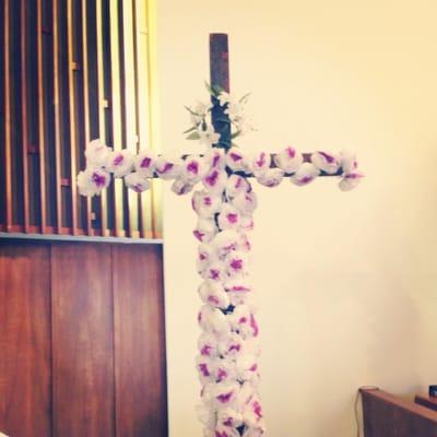 The flowering of the cross during Easter