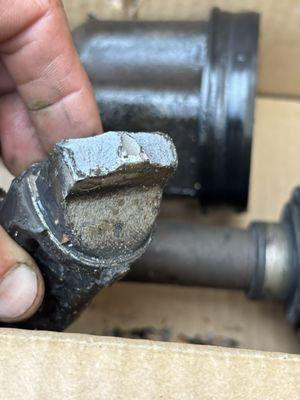 Broken part after a accident