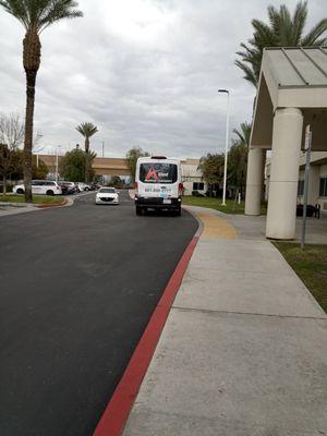 Entrance of encompass rehabilitation center