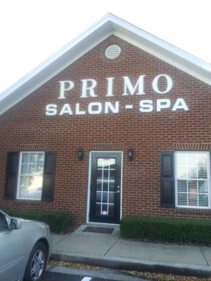 Store front right behind a gas station