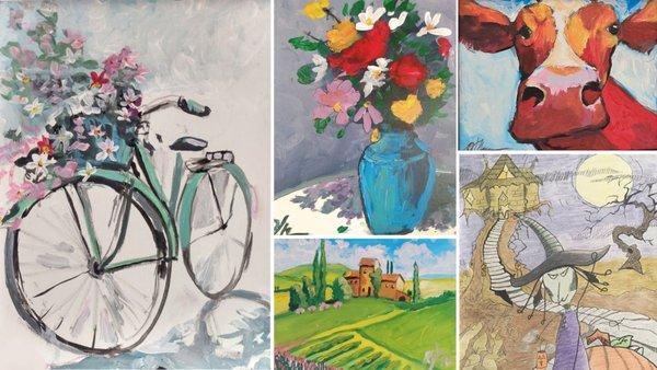 Sketches & Drips Painting Studio