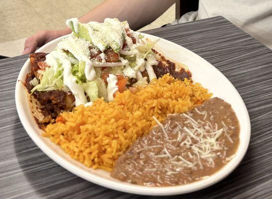 Enchiladas Plate- Rojas