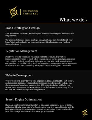 True Marketing Results