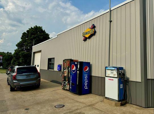 Pepsi machine and kerosene