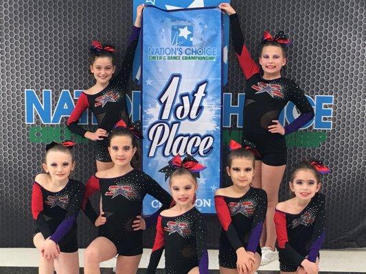 Came in 1st Place at Nation's Choice Competition this year!