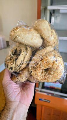 Day Old Bagel Available