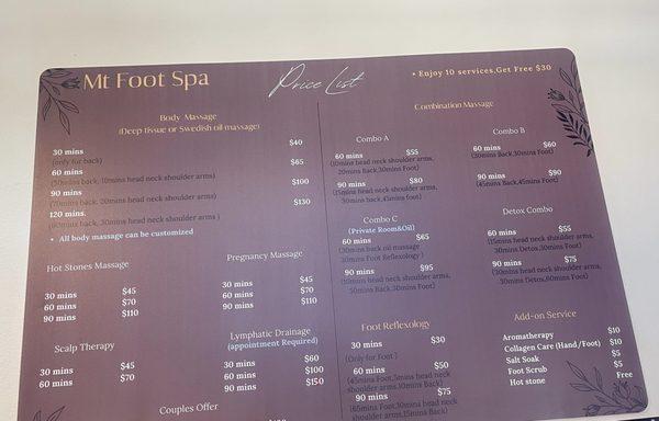MT Foot Spa