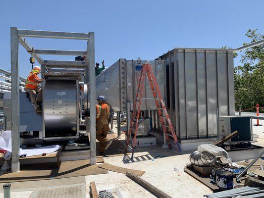 Stainless Steal Rooftop Equipment