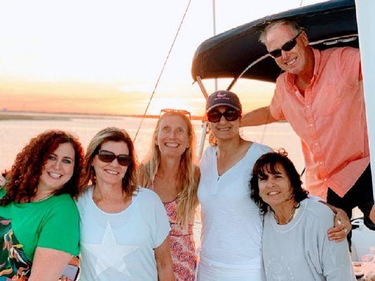 Rally your friends and book your cruise aboard our spacious 42' Beneteau Swift Trawler. The O'NO2! is ready!