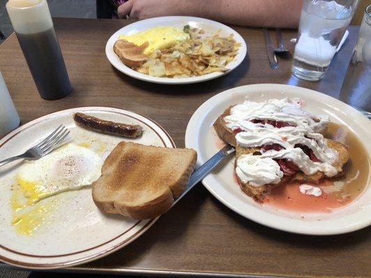 Was so hungry forgot to take a pic before digging in - breakfast is so good :)