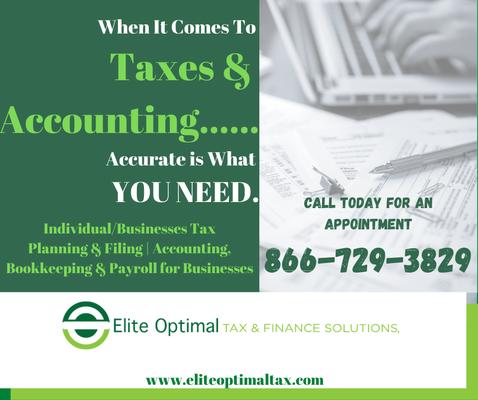 Elite Optimal Tax & Finance Solutions