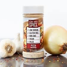 We carry OH MY SPICES! Lots of delicious flavors, Low in Sodium and sweet flavors to.