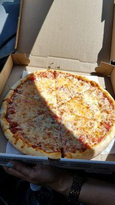 Very good Pizza....14 inch for $12..