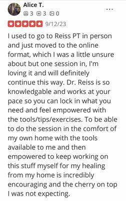Reiss Physical Therapy & Rehab