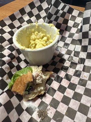 Was too hungry to take a picture before I started eating lol