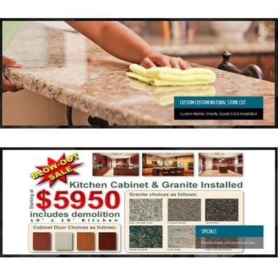 Style granite has on going specials, contact (718) 727-0919 for more details.