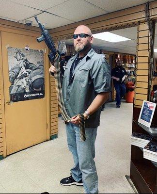 Belt Fed Fun. Book a Full Auto Experience today!