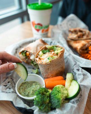 healthy wraps and more