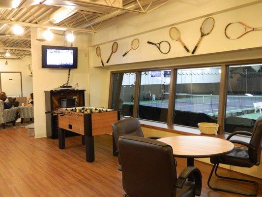 Foos! Plus I think we have a bigger TV now.