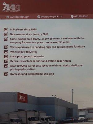 Aaa Packing and Shipping
