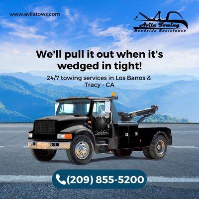 24*7 towing service in Los Banos & Tracy - CA
