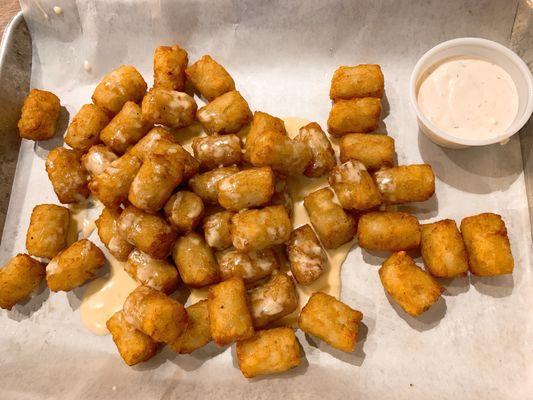 Cheese tots - they forgot the Wagu chili when ordered as an app