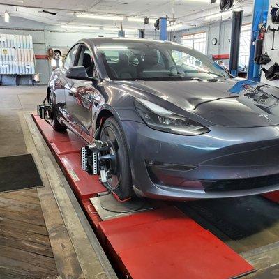 We offer maintenance and repair on Tesla Vehicles