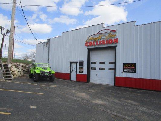 Straight Line Collision