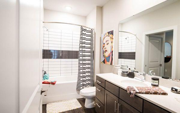 Bathroom at The Collective NoDa