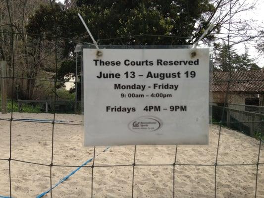 Clark Kerr Sand Courts