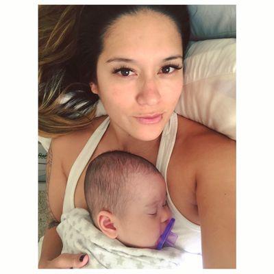 No make up on here! Just my lash extensions and they make all the difference :) Studio Jolie is the best in the business