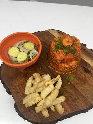 Arroz con camarones